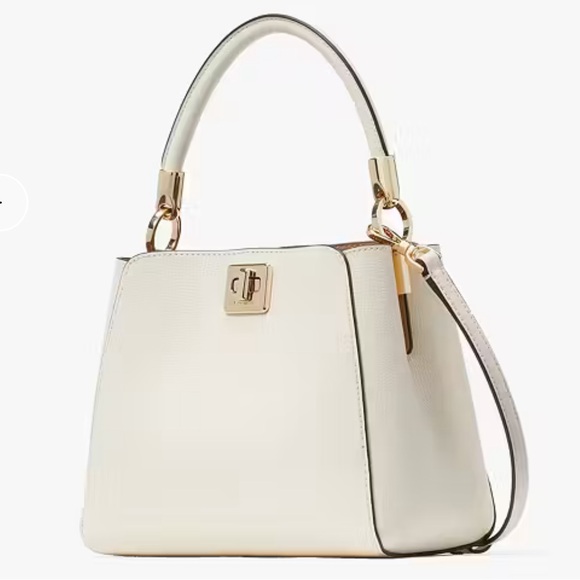 Kate Spade Phoebe Small Top Handle Bag in Cream - Picture 3 of 6